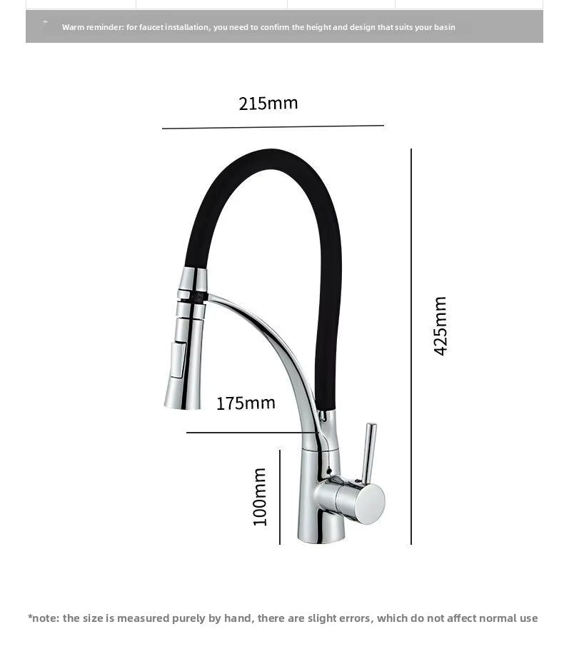 Robinet de Cuisine Nickel Brossé – Douchette Extractible, Mitigeur Monolevier, Eau Chaude & Froide