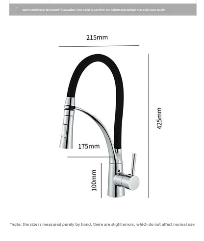 Robinet de Cuisine Nickel Brossé – Douchette Extractible, Mitigeur Monolevier, Eau Chaude & Froide